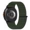  Galaxy Watch 8 46/44/40 mm Armband Nylon Loop Militär Grön - Teknikhallen.se