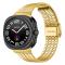  Galaxy Watch 8 46/44/40 mm Armband Rostfritt Stål Guld - Teknikhallen.se