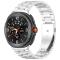  Galaxy Watch 8 46/44/40 mm Armband Rostfritt Stål Silver - Teknikhallen.se