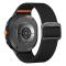  Galaxy Watch 8 46/44/40 mm Armband Justerbart Nylon Svart - Teknikhallen.se