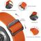  Galaxy Watch 8 46/44/40 mm Armband Justerbart Nylon Vinröd - Teknikhallen.se