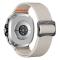  Galaxy Watch 8 46/44/40 mm Armband Justerbart Nylon Starlight - Teknikhallen.se