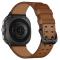  Samsung Galaxy Watch 8 46/44/40 mm Armband Äkta Läder Brun - Teknikhallen.se