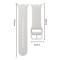KALEBOL KALEBOL Galaxy Watch 8 46/44/40 mm Armband Silikon Svart - Teknikhallen.se