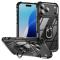  iPhone 17 Pro Skal Shockproof Ring Hybrid Svart - Teknikhallen.se