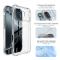 IMAK IMAK iPhone 17 Pro Skal TPU AirBag Shockproof Svart - Teknikhallen.se