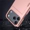  iPhone 17 Pro Skal Hybrid Med Kortfack Rosa - Teknikhallen.se