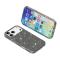  iPhone 17 Pro Skal Hybrid Glitter Svart - Teknikhallen.se