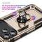  iPhone 17 Pro Skal Shockproof Hybrid Ring Guld - Teknikhallen.se