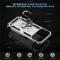  iPhone 17 Pro Skal Shockproof Hybrid Ring Silver - Teknikhallen.se