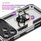  iPhone 17 Pro Skal Shockproof Hybrid Ring Silver - Teknikhallen.se