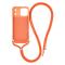  iPhone 17 Pro Skal Med Mobilsnöre TPU Orange - Teknikhallen.se