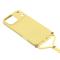  iPhone 17 Pro Skal Med Mobilsnöre TPU Gul - Teknikhallen.se