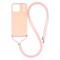  iPhone 17 Pro Skal Med Mobilsnöre TPU Rosa - Teknikhallen.se