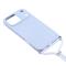  iPhone 17 Pro Skal Med Mobilsnöre TPU Lila - Teknikhallen.se