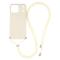  iPhone 17 Pro Skal Med Mobilsnöre TPU Vit - Teknikhallen.se