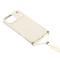  iPhone 17 Pro Skal Med Mobilsnöre TPU Vit - Teknikhallen.se