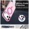  iPhone 17 Pro Skal MagSafe Hybrid Rosa - Teknikhallen.se