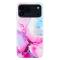  iPhone 17 Pro Skal TPU Marmor Rosa / Blå - Teknikhallen.se
