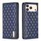 BINFEN BINFEN iPhone 17 Pro Fodral Flip Diamond Läder Blå - Teknikhallen.se