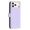 BINFEN BINFEN iPhone 17 Pro Fodral Läder Lila - Teknikhallen.se