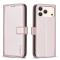 BINFEN BINFEN iPhone 17 Pro Fodral Läder Roséguld - Teknikhallen.se