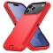 iPhone 17 Pro Skal Extreme Shockproof Hybrid Röd - Teknikhallen.se