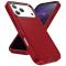  iPhone 17 Pro Skal Extreme Shockproof Hybrid Röd - Teknikhallen.se