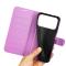  iPhone 17 Pro Max Fodral Litchi Läder Lila - Teknikhallen.se