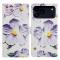  iPhone 17 Pro Max Fodral Med Tryck Lila Blommor - Teknikhallen.se
