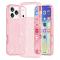  iPhone 17 Pro Max Skal Glitter Rosa - Teknikhallen.se