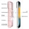 DUX DUCIS DUX DUCIS iPhone 17 Pro Max Skal MagSafe Yind Series Rosa - Teknikhallen.se