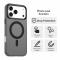  iPhone 17 Pro Max Skal MagSafe Hybrid Svart - Teknikhallen.se