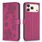  iPhone 17 Pro Max Fodral Med Blommigt Tryck Rosa - Teknikhallen.se