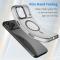  iPhone 17 Pro Max Skal MagSafe Hybrid Matt Svart - Teknikhallen.se