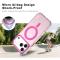 IMAK IMAK iPhone 17 Pro Max Skal MagSafe Anti Drop Rosa - Teknikhallen.se