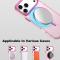 IMAK IMAK iPhone 17 Pro Max Skal MagSafe Anti Drop Rosa - Teknikhallen.se