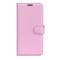  iPhone 17 Air Fodral Litchi Läder Ljus Rosa - Teknikhallen.se