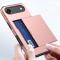  iPhone 17 Air Skal Hybrid Med Kortfack Roséguld - Teknikhallen.se