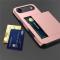  iPhone 17 Air Skal Hybrid Med Kortfack Grå - Teknikhallen.se