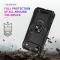  iPhone 17 Air Skal Shockproof Hybrid Ring Svart - Teknikhallen.se