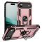  iPhone 17 Air Skal Shockproof Hybrid Ring Roséguld - Teknikhallen.se