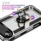 iPhone 17 Air Skal Shockproof Hybrid Ring Silver - Teknikhallen.se