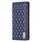BINFEN BINFEN iPhone 17 Air Fodral Diamond Flip Läder Blå - Teknikhallen.se