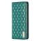 BINFEN BINFEN iPhone 17 Air Fodral Diamond Flip Läder Grön - Teknikhallen.se