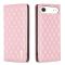 BINFEN BINFEN iPhone 17 Air Fodral Diamond Flip Läder Rosa - Teknikhallen.se