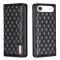 BINFEN BINFEN iPhone 17 Air Fodral Diamond Flip Läder Svart - Teknikhallen.se