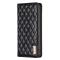 BINFEN BINFEN iPhone 17 Air Fodral Diamond Flip Läder Svart - Teknikhallen.se