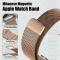 Apple Watch 38/40/41/42 mm Armband Milanese Roséguld - Teknikhallen.se