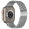 Apple Watch 38/40/41/42 mm Armband Milanese Silver - Teknikhallen.se
